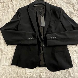 Banana republic black suit jacket l.  Size 6 - new with tags.